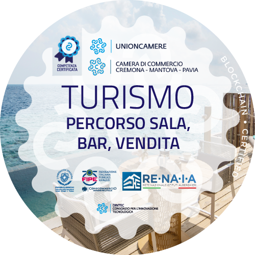 Turismo: percorso Sala, Bar, Vendita
